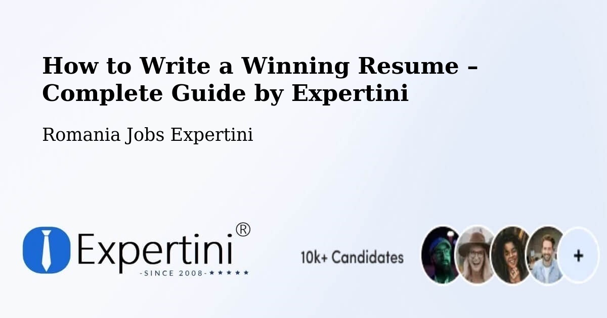 Resume Writing Guide for Job Seekers – Posta - Posta, Romania Jobs Expertini